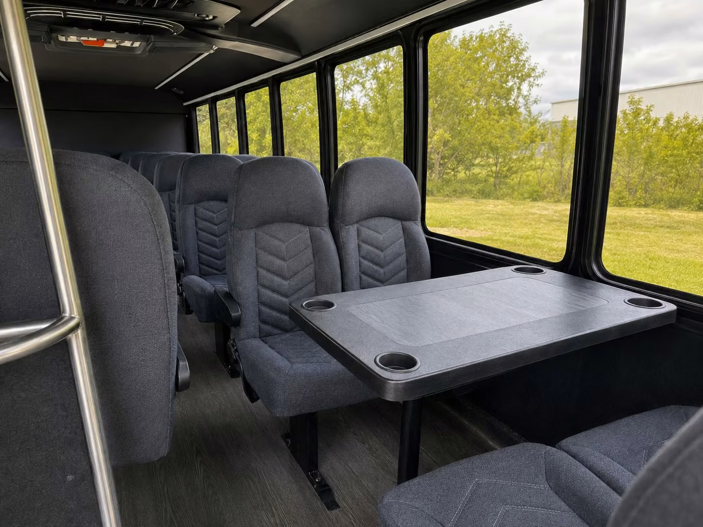 20 passenger minibus inside