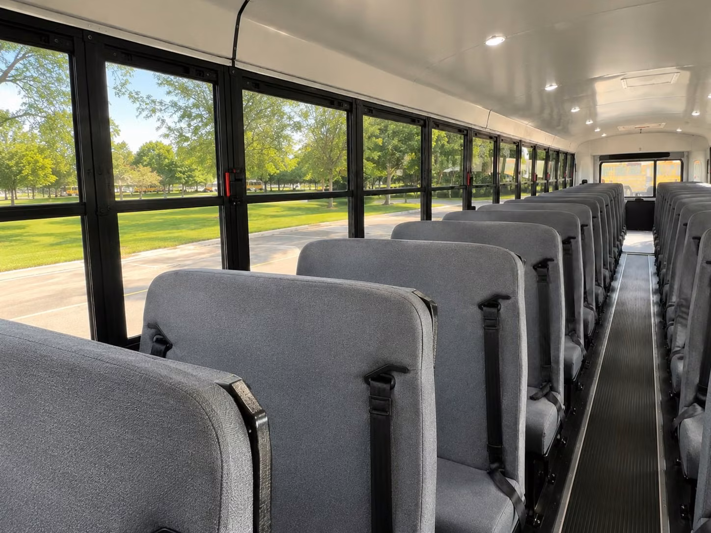 school bus interior