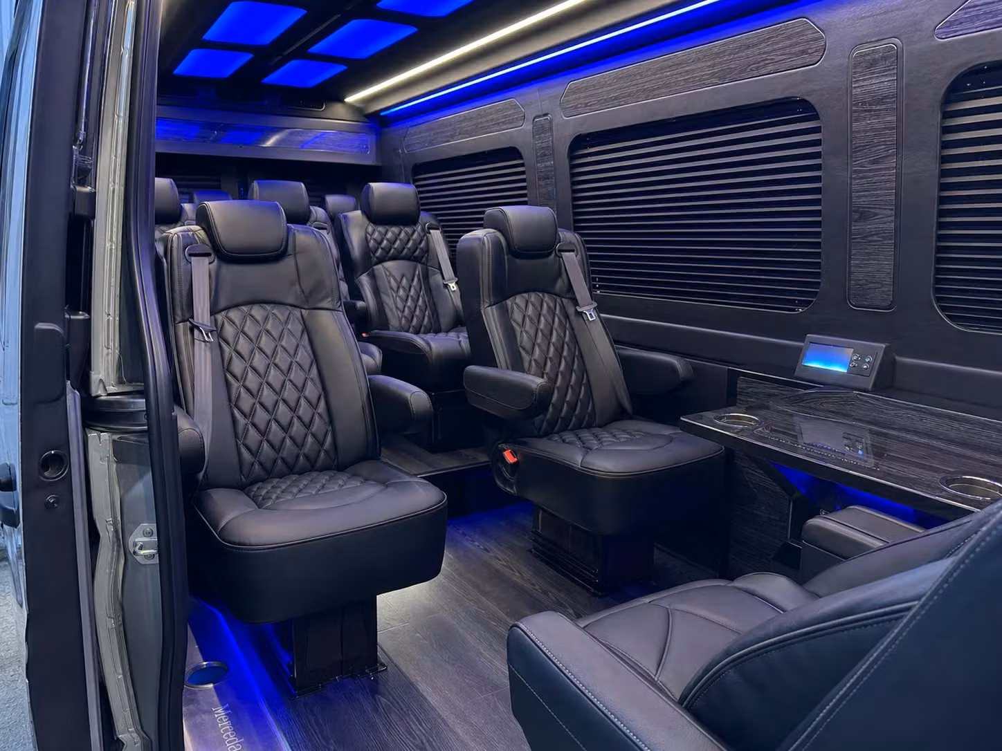 sprinter van transportation for groups and events across roswell