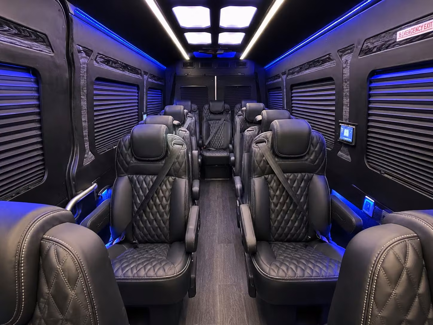 sprinter van with driver interior